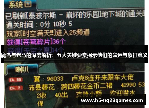 魔鸟与老马的深度解析:五大关键要素揭示他们的命运与象征意义 魔鸟与老马的深度解析:五大关键要素揭示他们的命运与象征意义